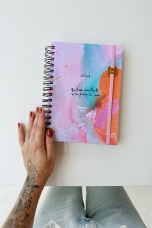 Kit: Planner Abstrato 2024 + Planner Anual Parede