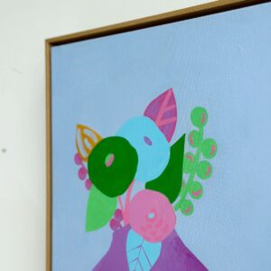 Óleo sobre canvas Vaso de Flores IV - 57 x 39,5 cm