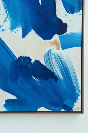 Quadro 63 x 83 cm / abstrato azul 001- Mon Jardin, 2024