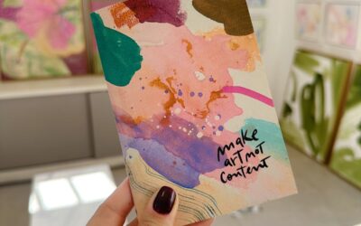 Caderninho Sketchbook Papel Pólen / Make art not content