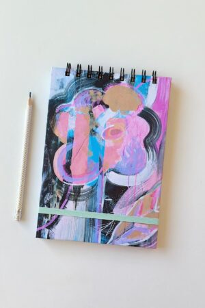 Caderno Sketchbook Fleur | 14 x 20cm - 70 folhas brancas sem pauta