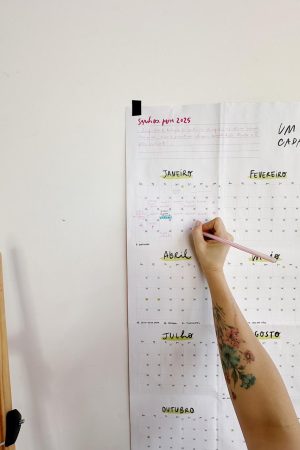 Planner Anual de Parede | 2025 - calendário & pôster