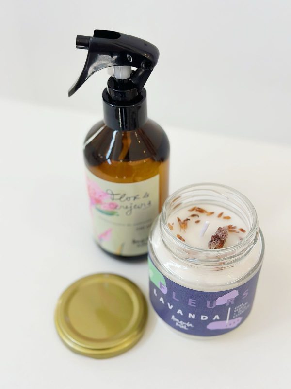 Kit Aromatizador Flor de Cerejeira + Vela de Lavand - Image 3