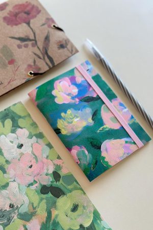 Caderninho Giverny / sem pauta em papel pólen