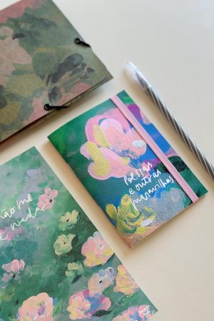 Caderninho Poesia / sem pauta em papel pólen