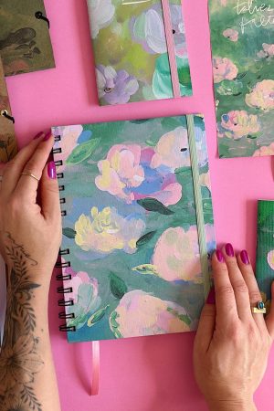 Caderno Giverny / Papel Pólen sem pauta 15 x 21 cm