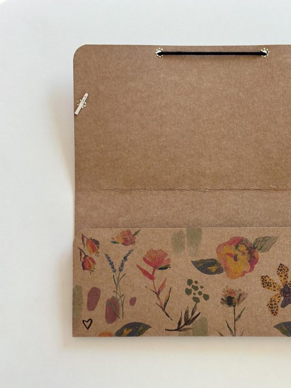 Pasta Kraft organizadora com elástico | Botânica - Imagem 5