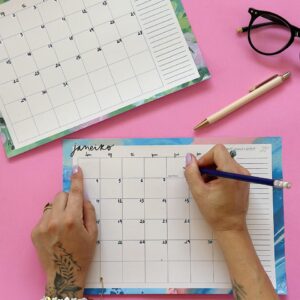 Planner Mensal 2026 | Folhas Soltas
