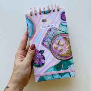 Caderneta Receitas / 80 folhas sem pauta