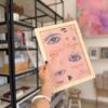 Quadro A4 com Print | Moldura Madeira Pinus - Confiar, Acreditar