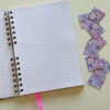Caderno A5 Fleur + Print e Adesivos - Pautado (com linhas)