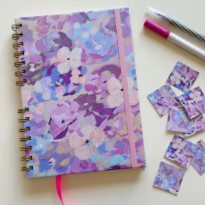 Caderno A5 Fleur + Print e Adesivos