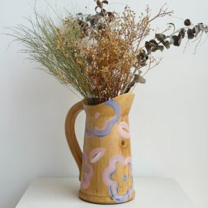 Jarra Torno Manual / Flores #01