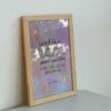 Print A4 | Bendita a raiva #01 - Print + Moldura madeira pinus