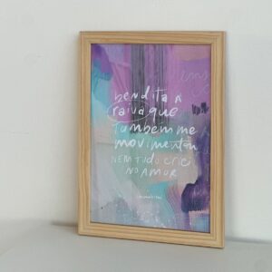 Print A4 | Bendita a raiva #02