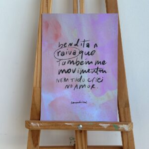 Print A4 | Bendita a raiva #01