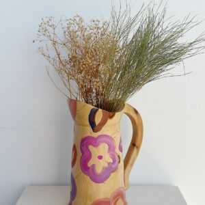 Jarra Torno Manual / Flores #02