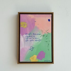 Quadro Minha ternura é brutal | 22,5 x 32,5 cm