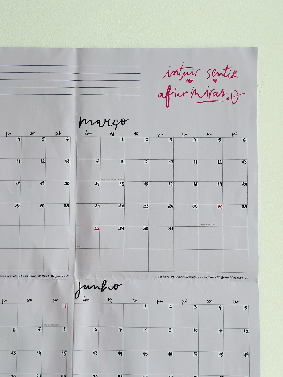 Planner Anual de Parede | Calendário e Pôster - Imagem 7