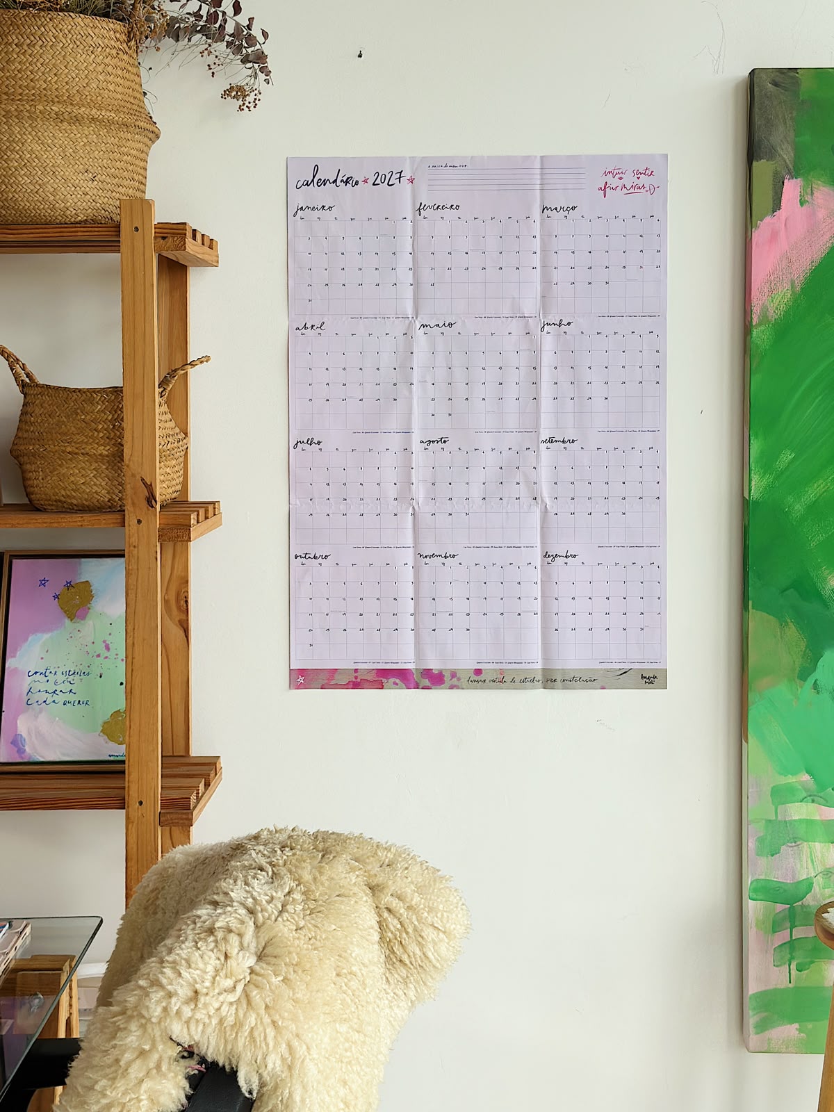 Planner Anual de Parede | Calendário e Pôster - Imagem 5