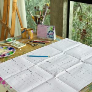Planner Anual de Parede | Calendário e Pôster