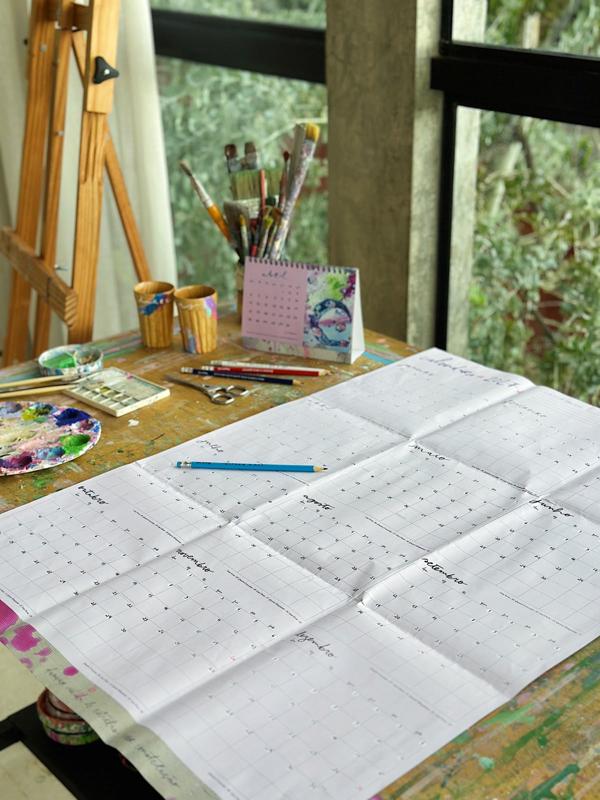 Planner Anual de Parede | Calendário e Pôster - Imagem 2