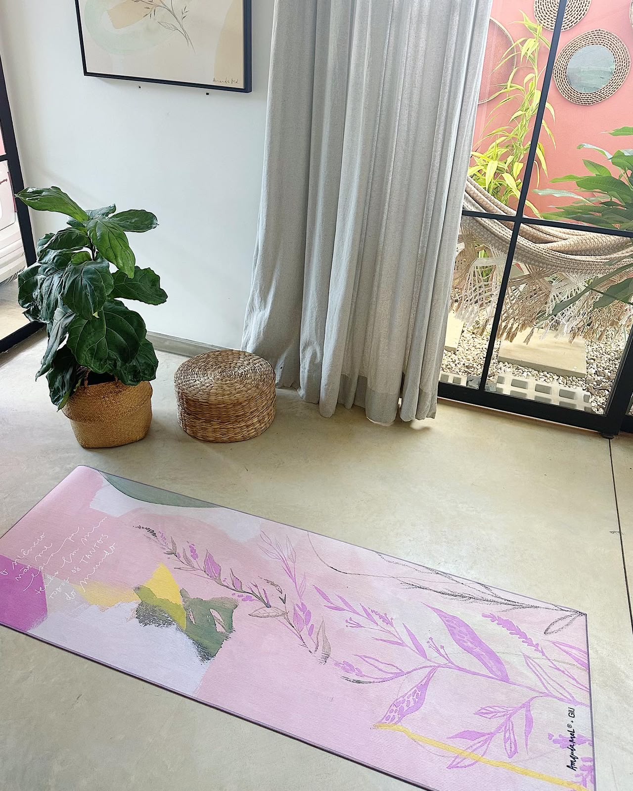 Mat de Yoga Aveludado | Abstrato - Imagem 3
